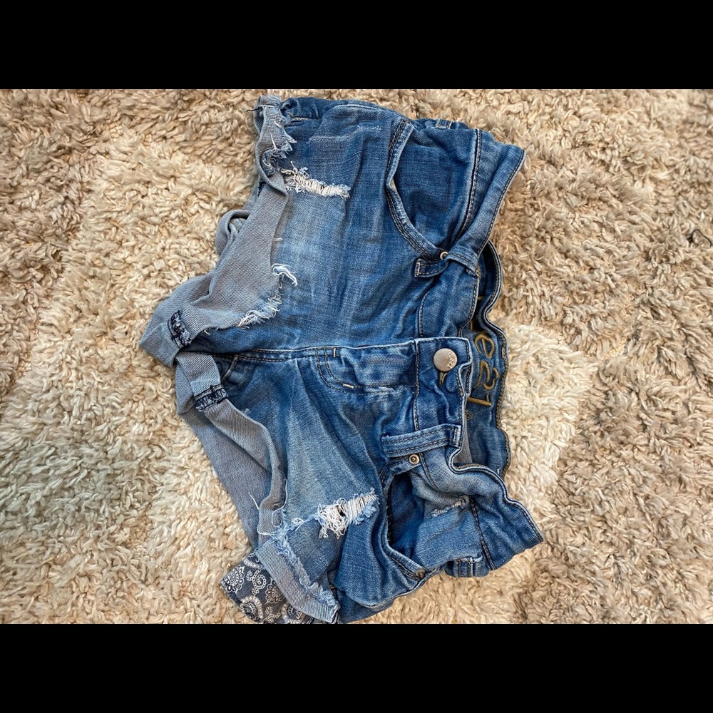 Ripped Rue21 shorts